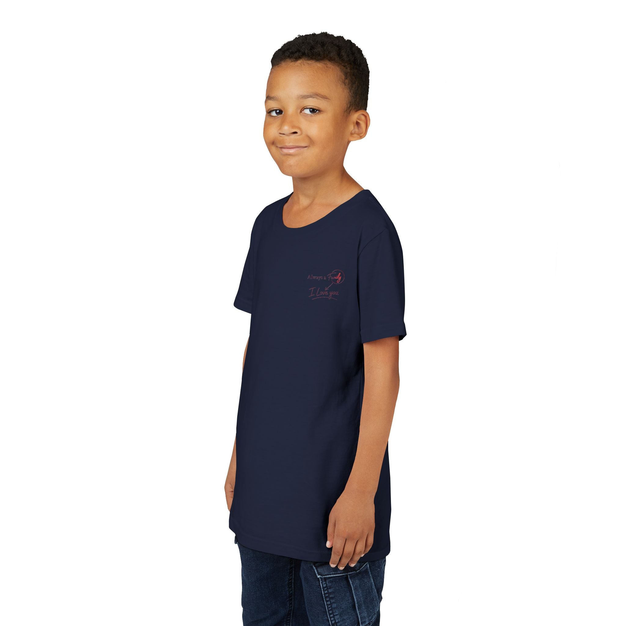Always A Family Youth Tee — "Always A Family" Antler Logo Kids T-Shirt