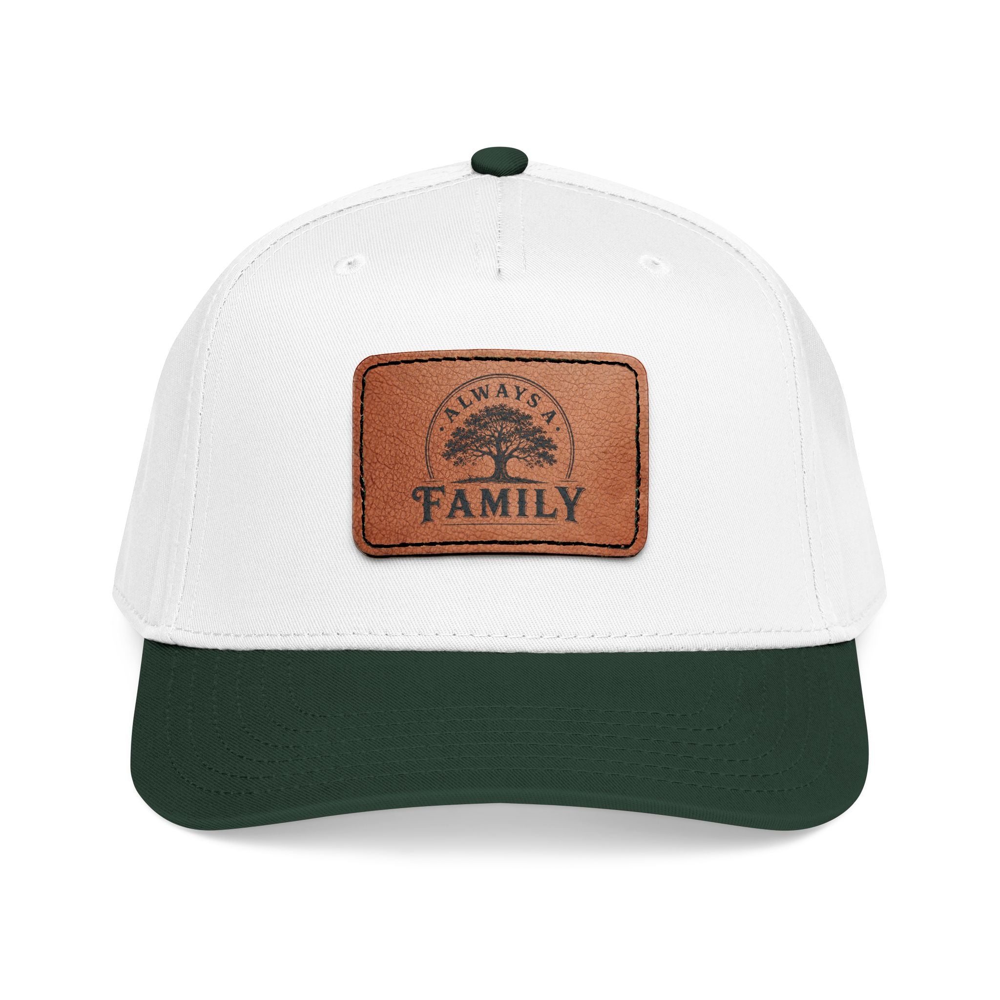 Leather Patch Baseball Cap