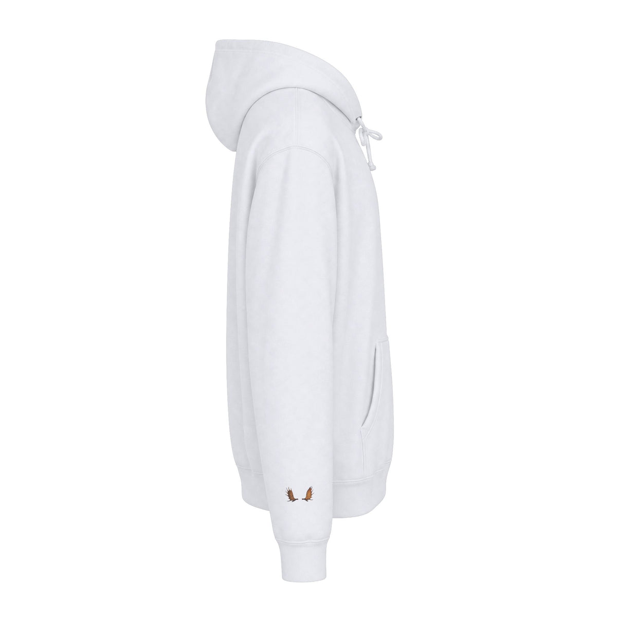 Always a Family Hoodie — Cozy White Script Family Sweatshirt