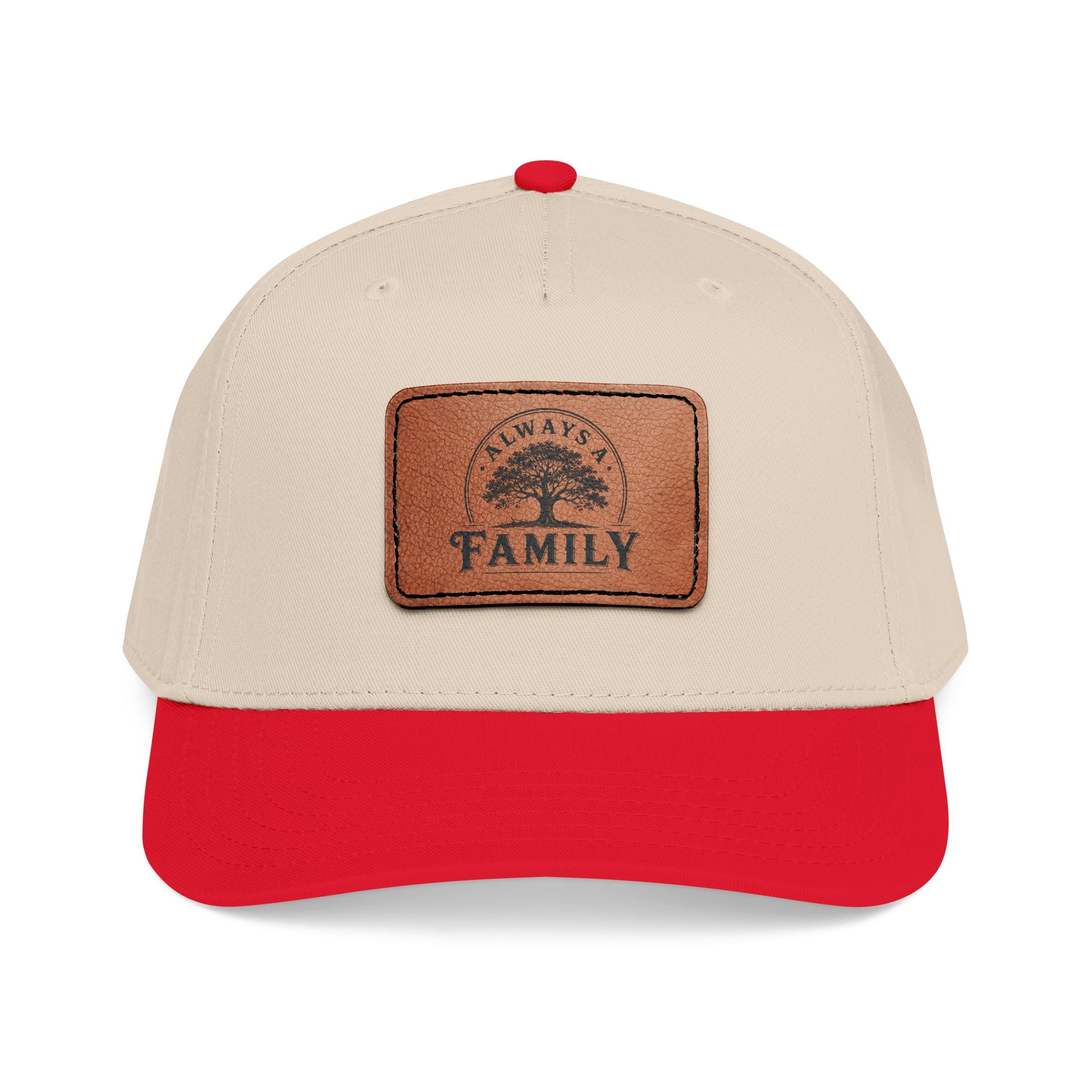 Leather Patch Baseball Cap