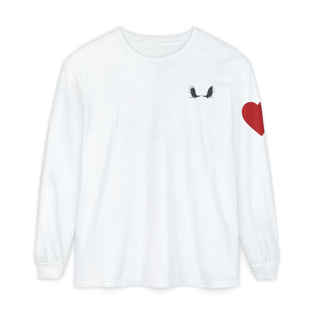 Family Always Long Sleeve T‑Shirt — "Always a family" meaning Heart Tribute Tee