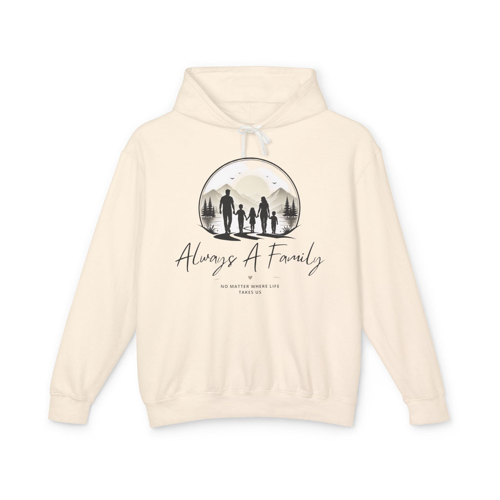 Always A Family Hoodie — Cozy Family Silhouette Pullover