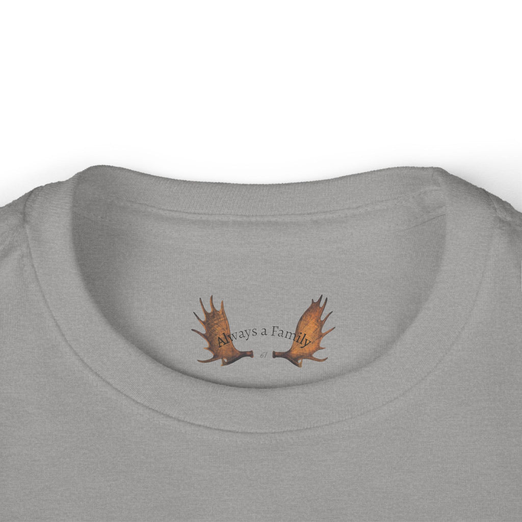 Toddler Long Sleeve Tee - 'Always a Family' Heart Watercolor Kids Shirt