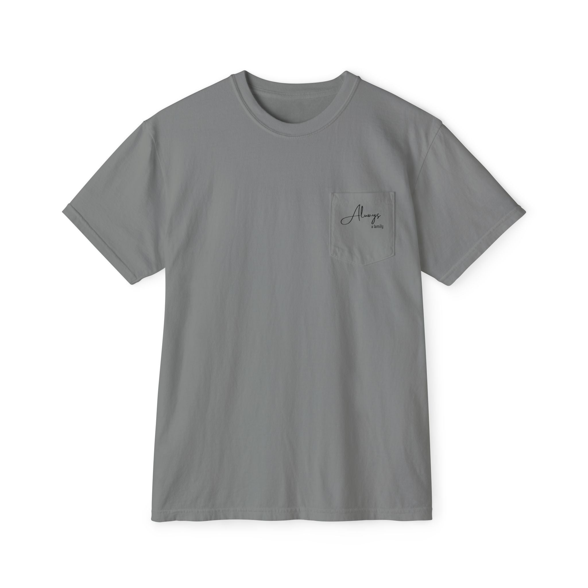 Pocket T-Shirt — Minimal Script Chest Pocket Tee