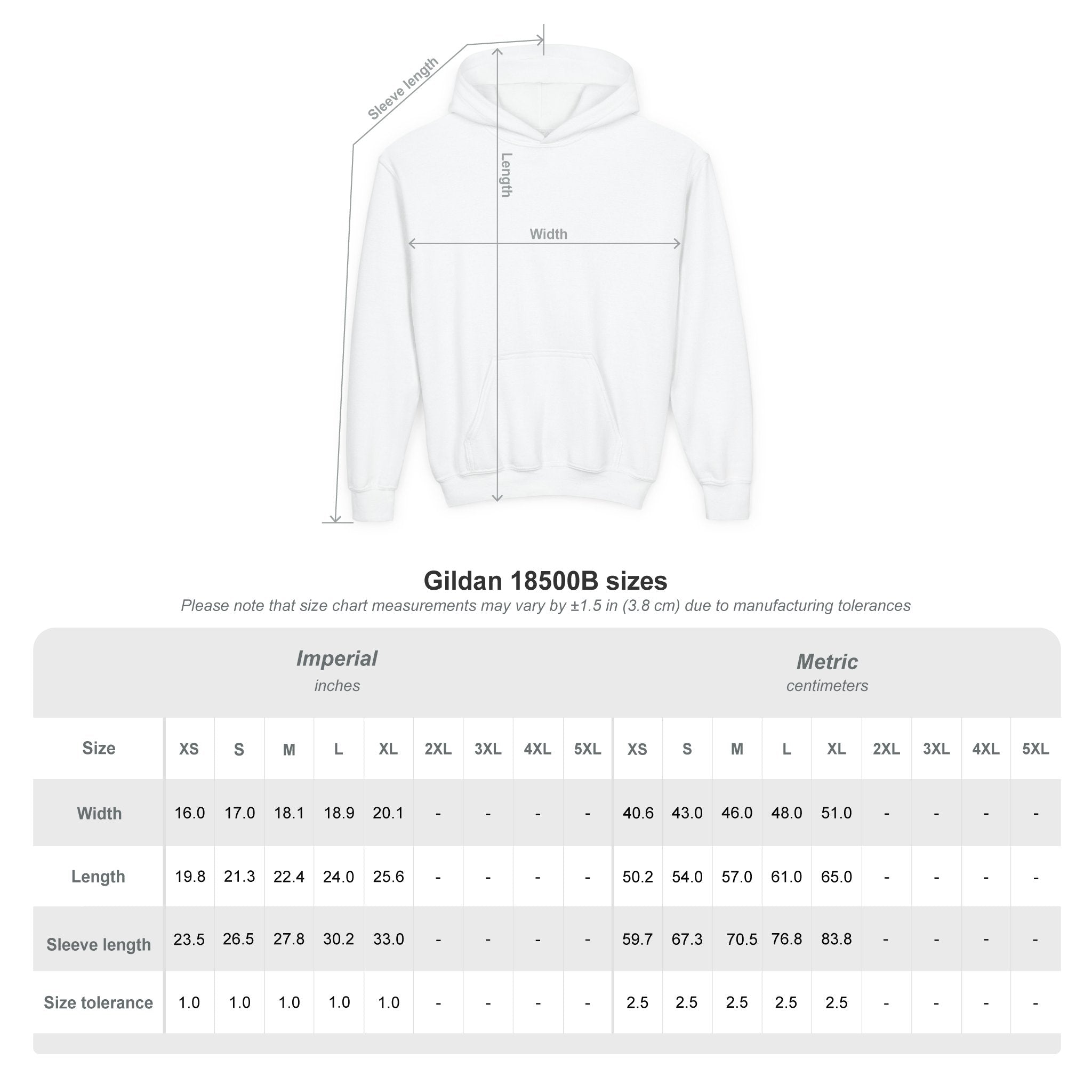 Youth Hoodie - "Always a Family" Minimal Chest Logo Kids Sweatshirt