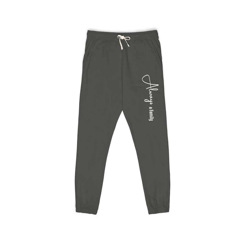 Everyday Cozy Sweatpants — "Always a Family" Script Joggers