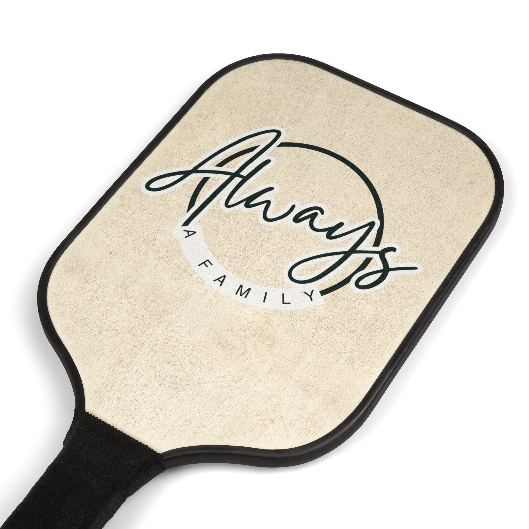 Always Family Pickleball Paddle Set — Personalized Wooden Pickleball Kit (2 Paddles + Balls)