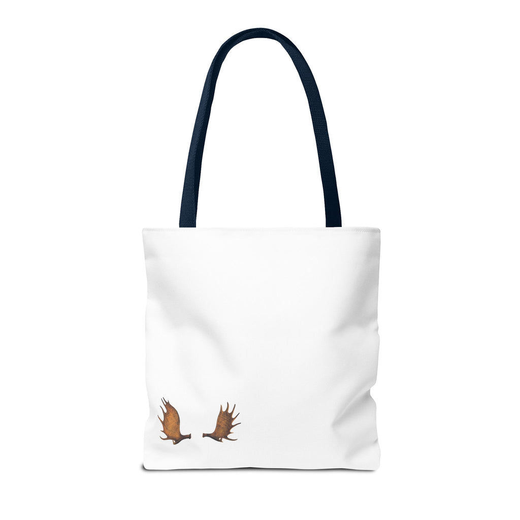 Tote — "Always a Family" Moose Antler Accent Tote Bag