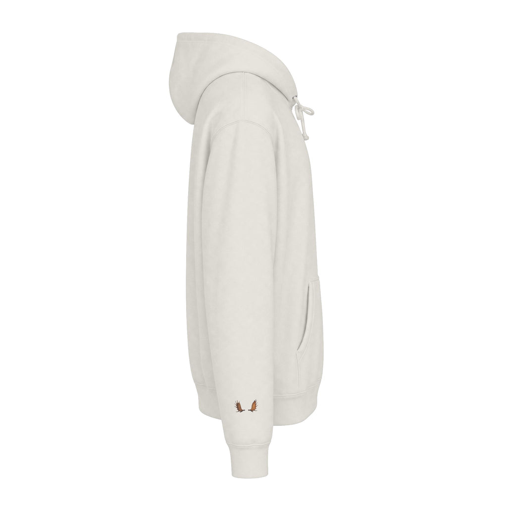 Always a Family Hoodie — Cozy White Script Family Sweatshirt