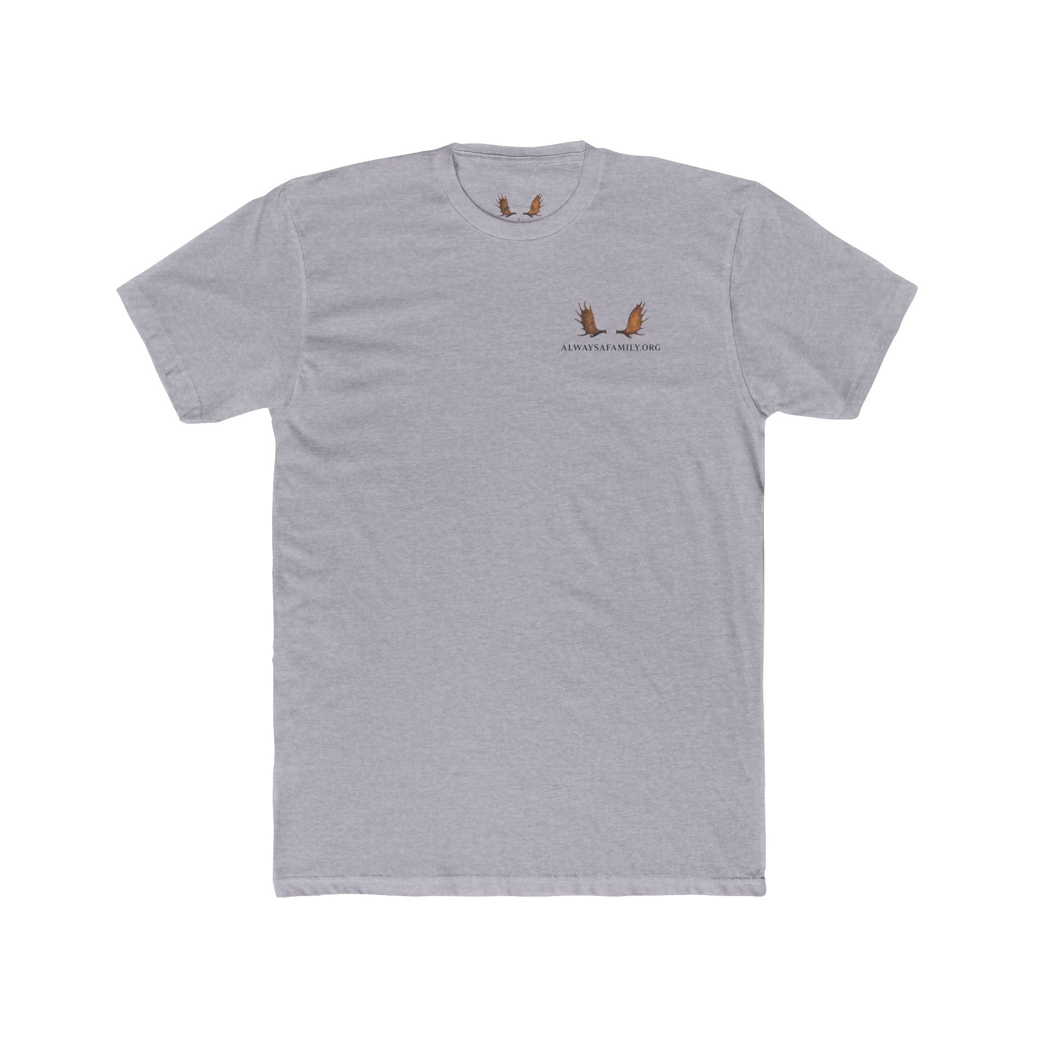 Always A Family T-Shirt — Antler Heart Logo Crew Tee