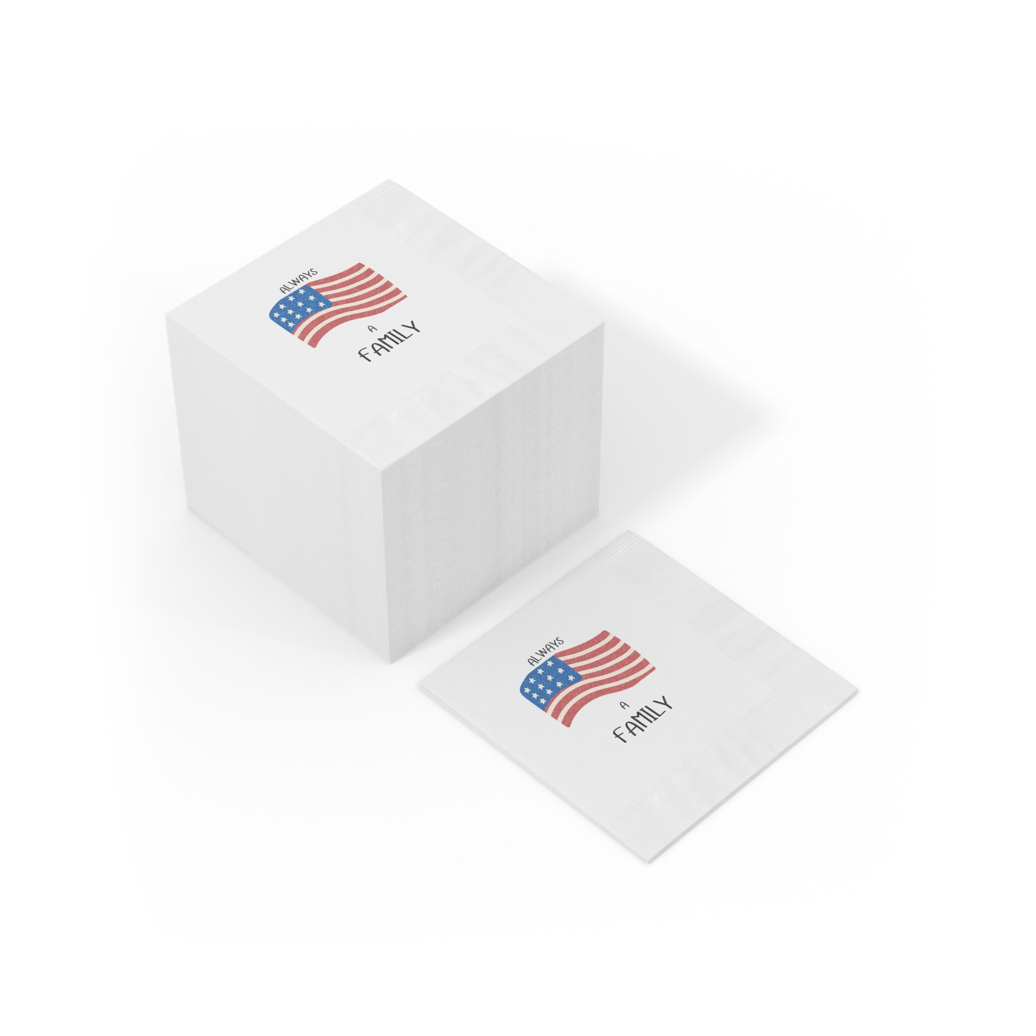 Always a Family Celebration Napkins - Family, Freedom & Togetherness