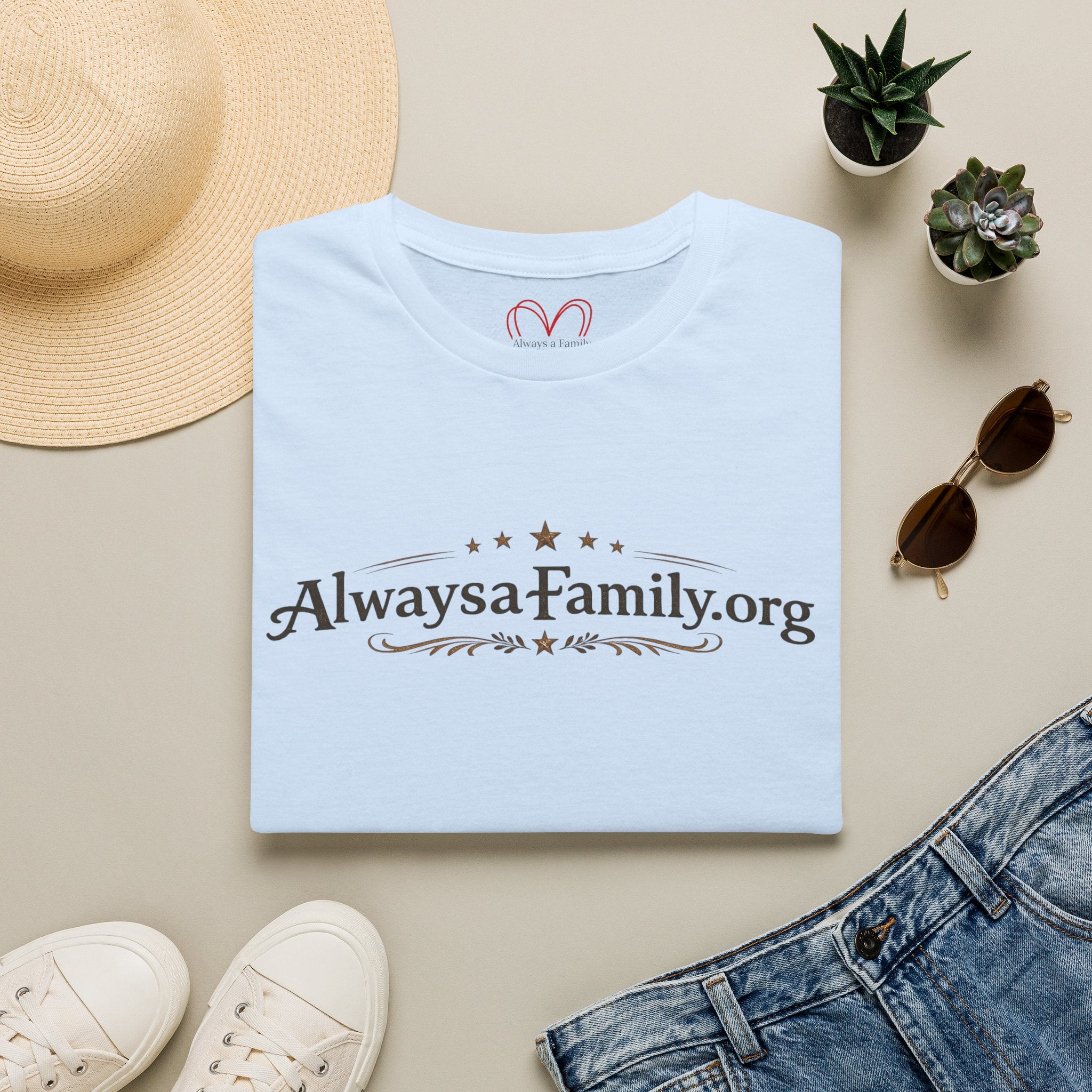 Always a Family.org T-Shirt — Family Support & Togetherness Tee