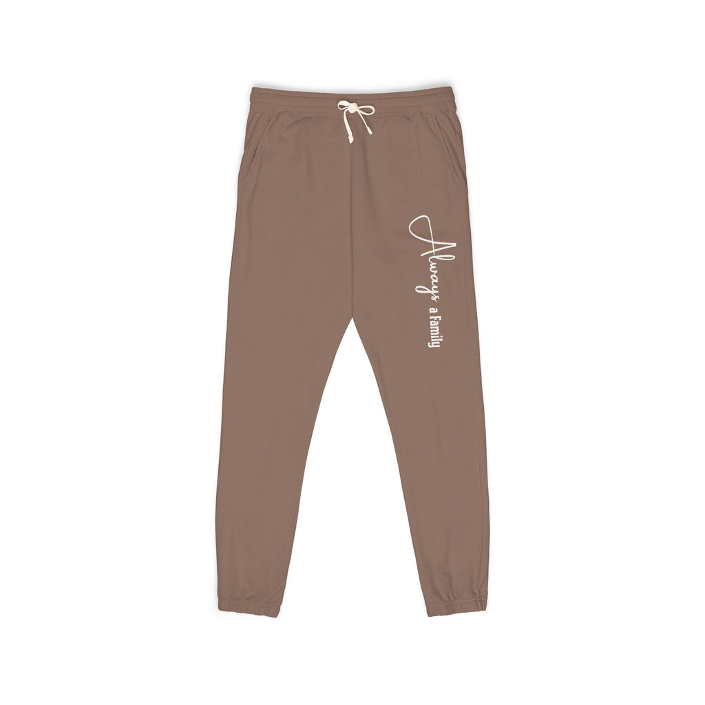 Everyday Cozy Sweatpants — "Always a Family" Script Joggers