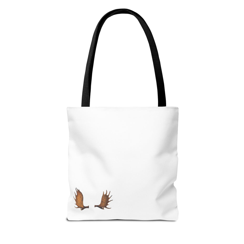 Tote — "Always a Family" Moose Antler Accent Tote Bag