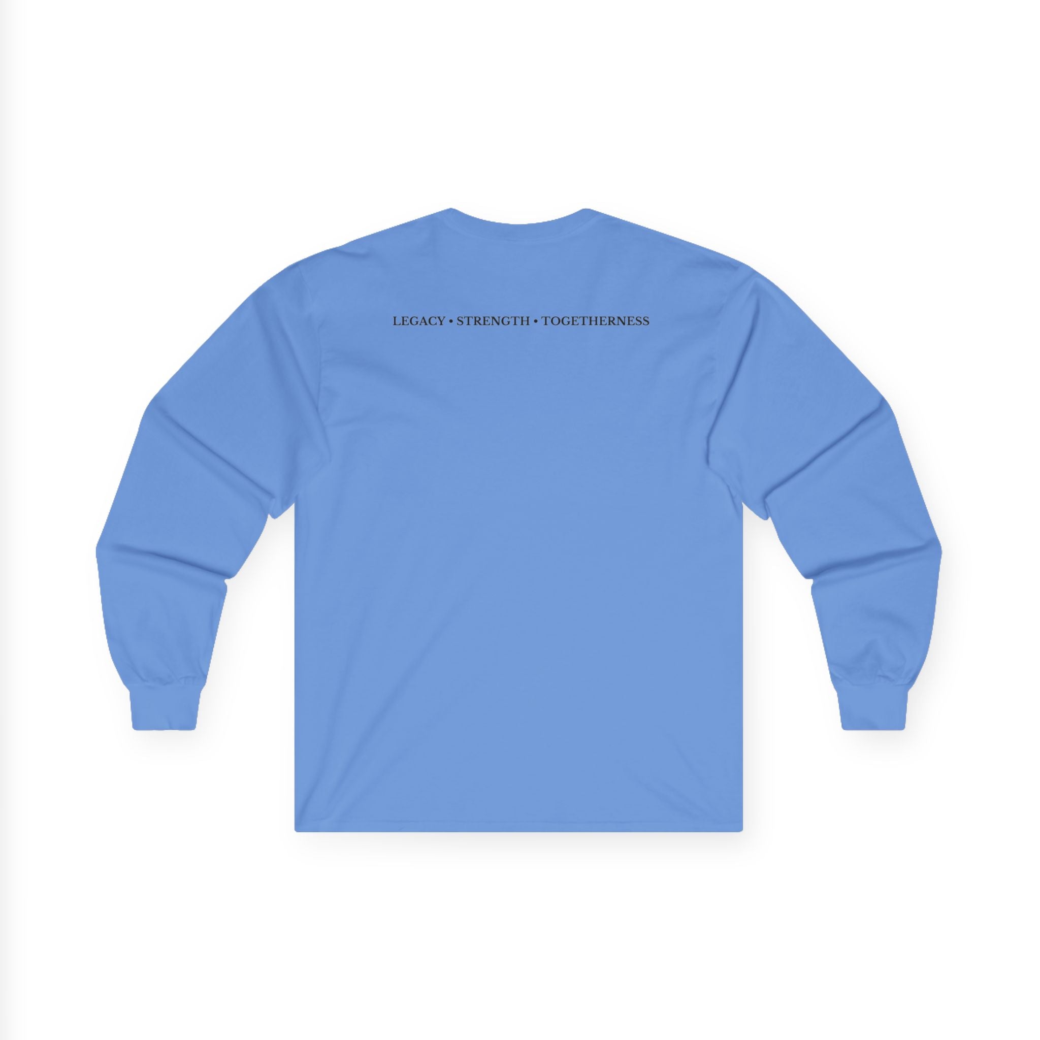 Family Silhouette Long Sleeve Tee — "Always A Family" Outdoor Design