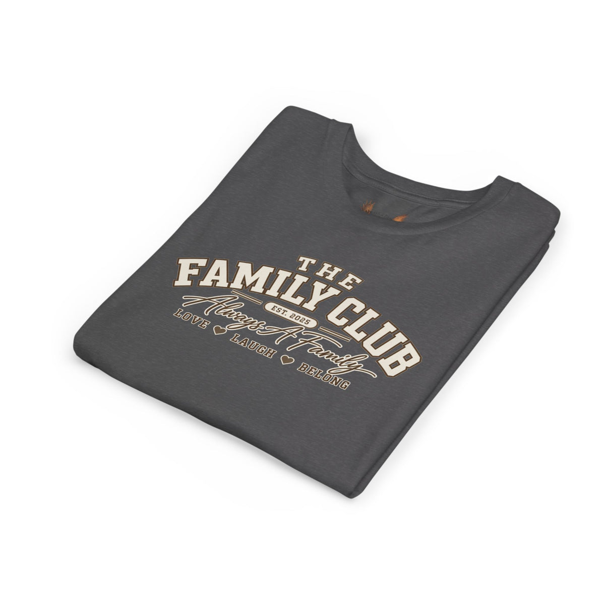 Youth Tee – "The Family Club" Always A Family Kids' Shirt