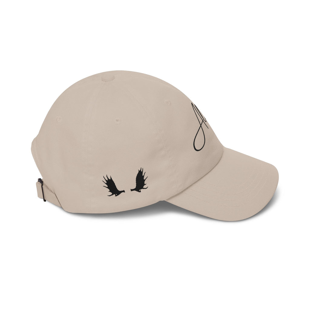 Always a Family Dad Cap – Minimal Script Embroidered Baseball Hat
