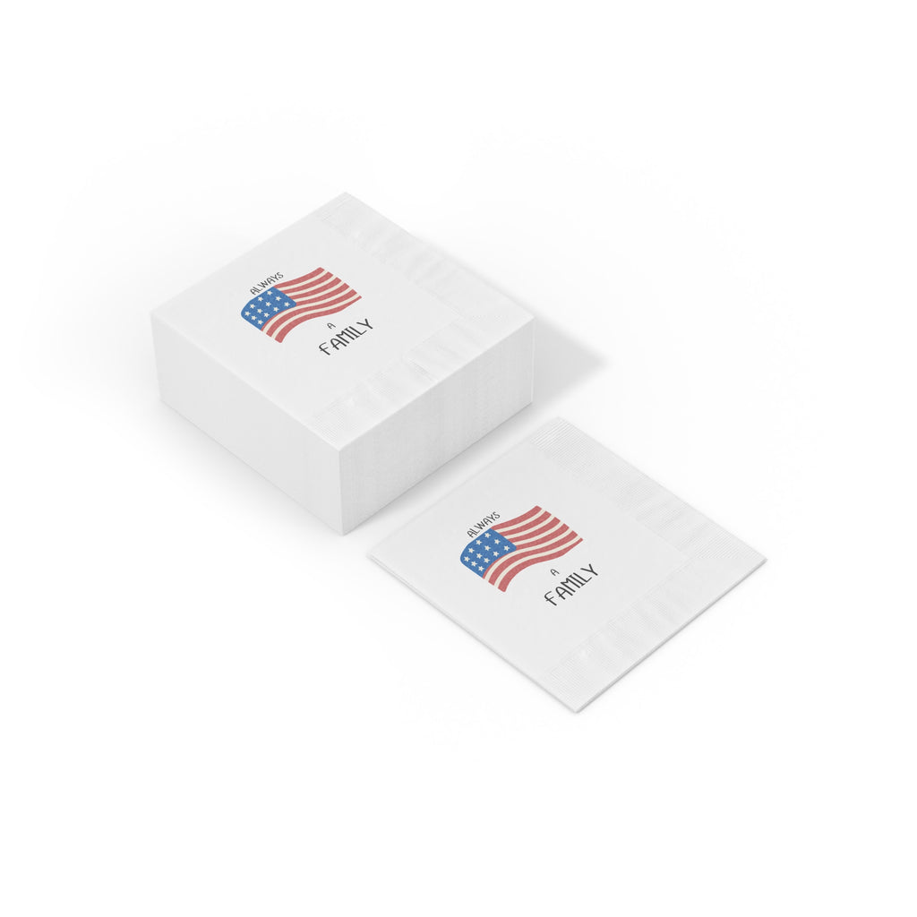 Always a Family Celebration Napkins - Family, Freedom & Togetherness