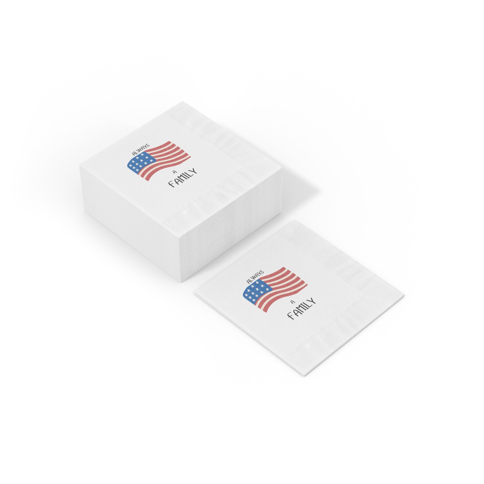 Always a Family Celebration Napkins - Family, Freedom & Togetherness