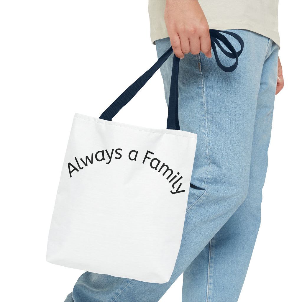 Tote — "Always a Family" Moose Antler Accent Tote Bag
