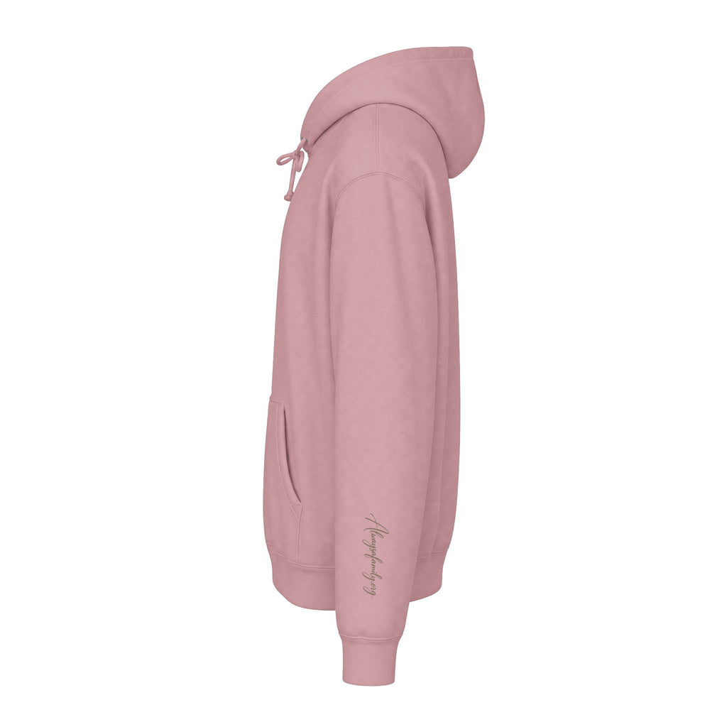 Always a Family Hoodie — Cozy White Script Family Sweatshirt