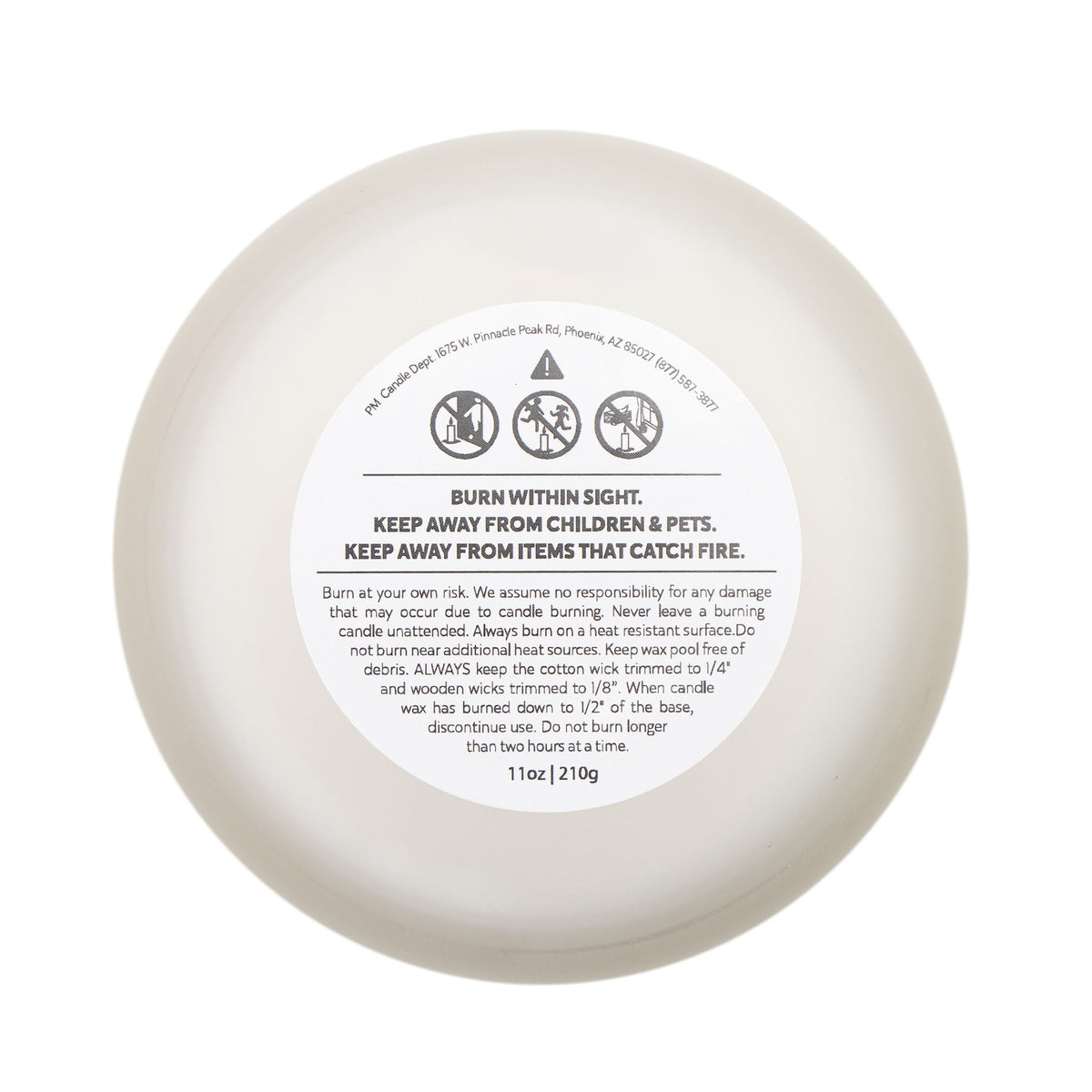 Always a Family Frosted Glass Candle — 11oz Holiday Scented Decor