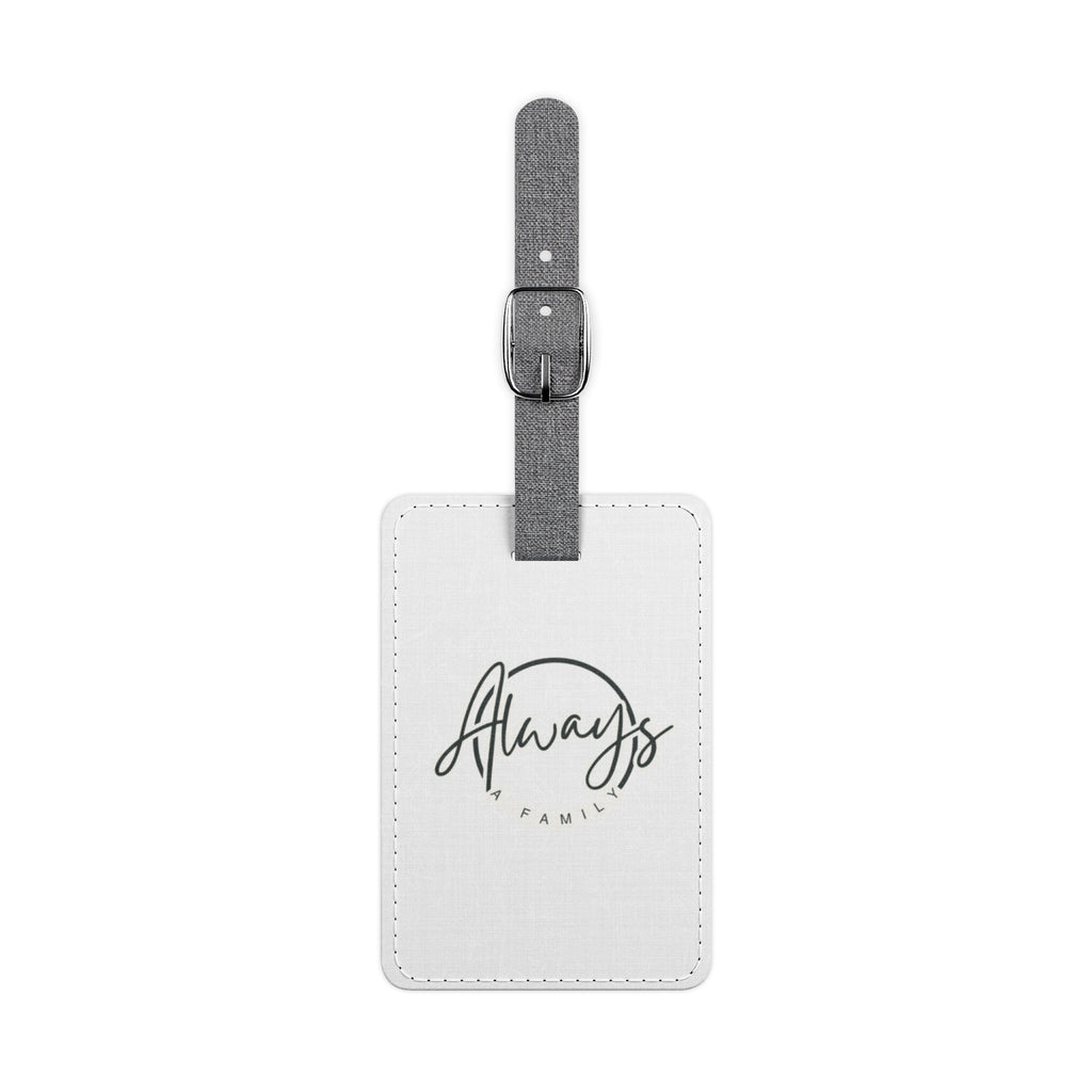 Always Family Rectangular Luggage Tag — Personalized Travel ID Tag